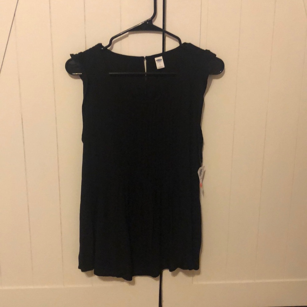 Black tank top